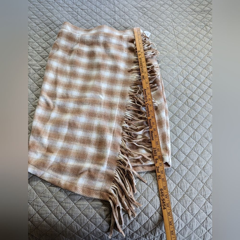 Time and Tru wrap skirt plaid size med